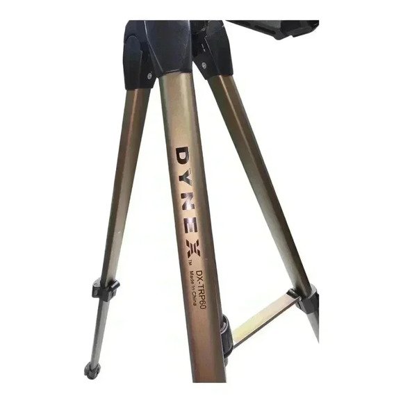 Dynex *READ - DAMAGED* DX-TRP60 Tripod Gold Black 60" Freelock *READ* - Picture 2 of 16